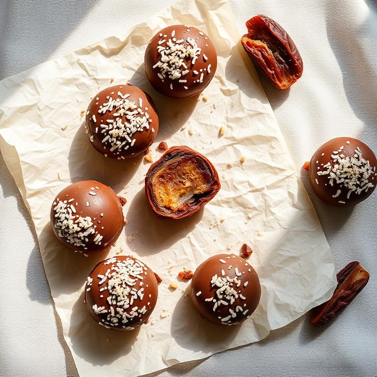 Bombones de dátil y nueces de Brasil