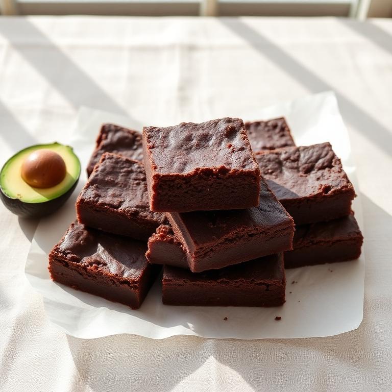 Brownie de palta y cacao