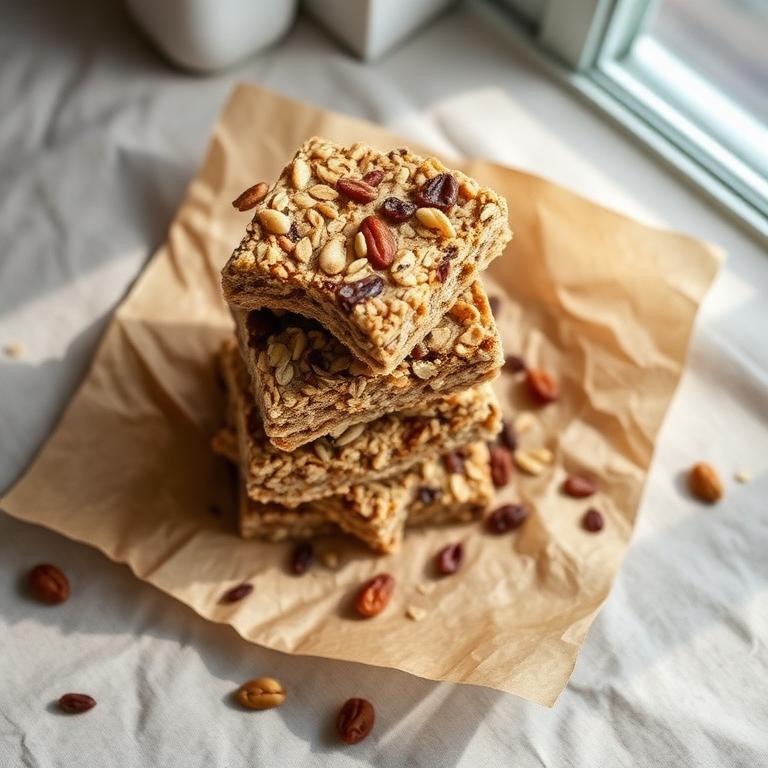 Barritas de avena y frutos secos