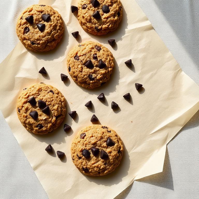 Cookies de avena y chips de cacao