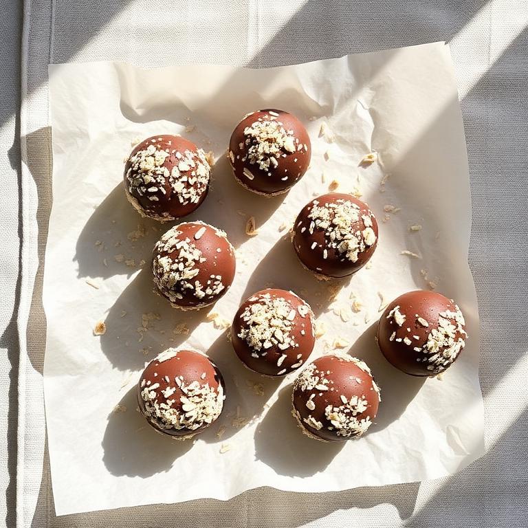 Trufas de cacao y avena