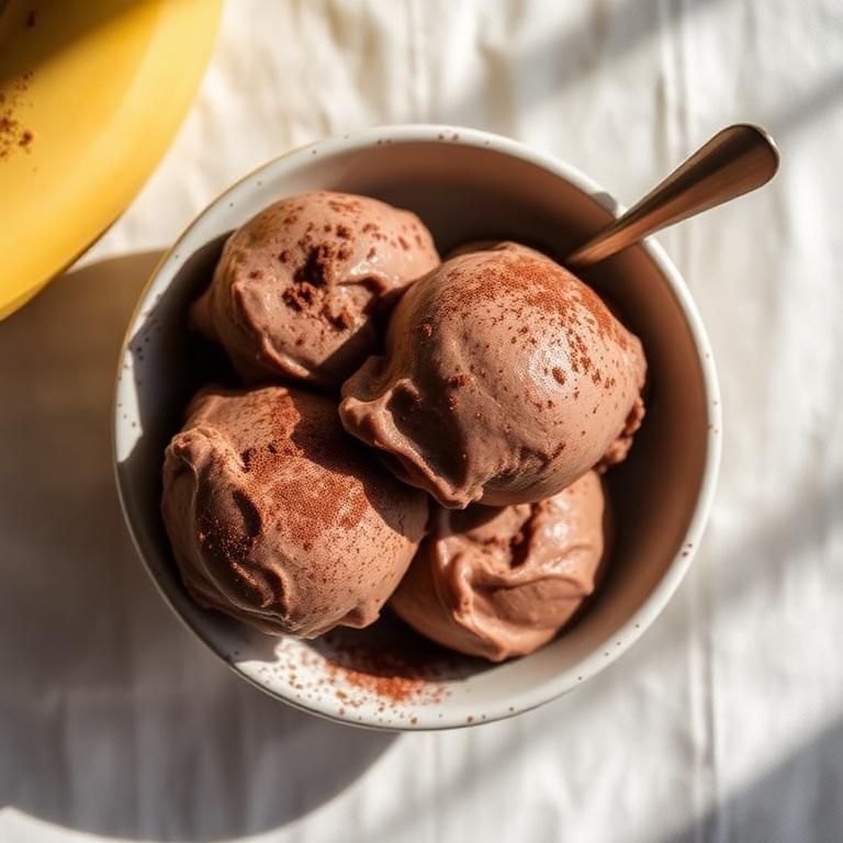 Nice cream de banana y cacao
