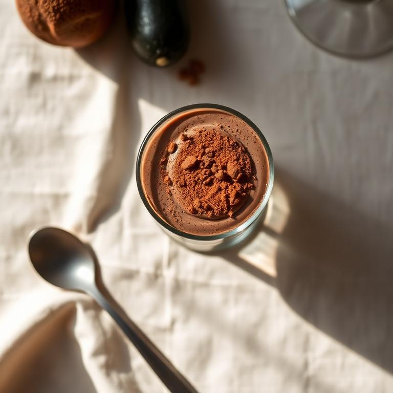 Mousse de cacao y palta