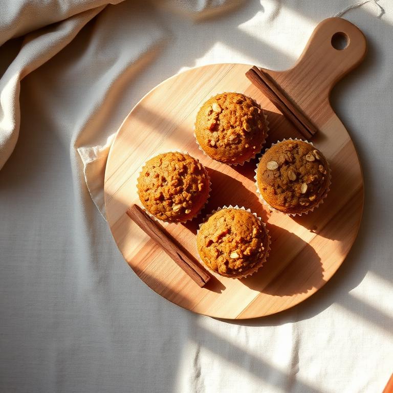 Muffins de zanahoria y avena