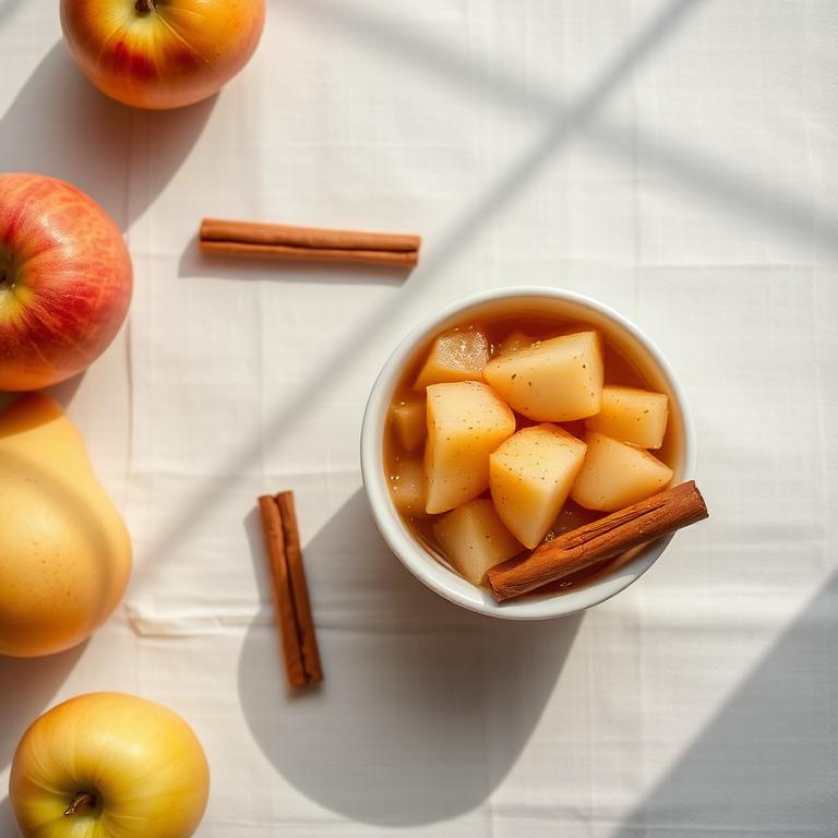 Compota de manzana y pera