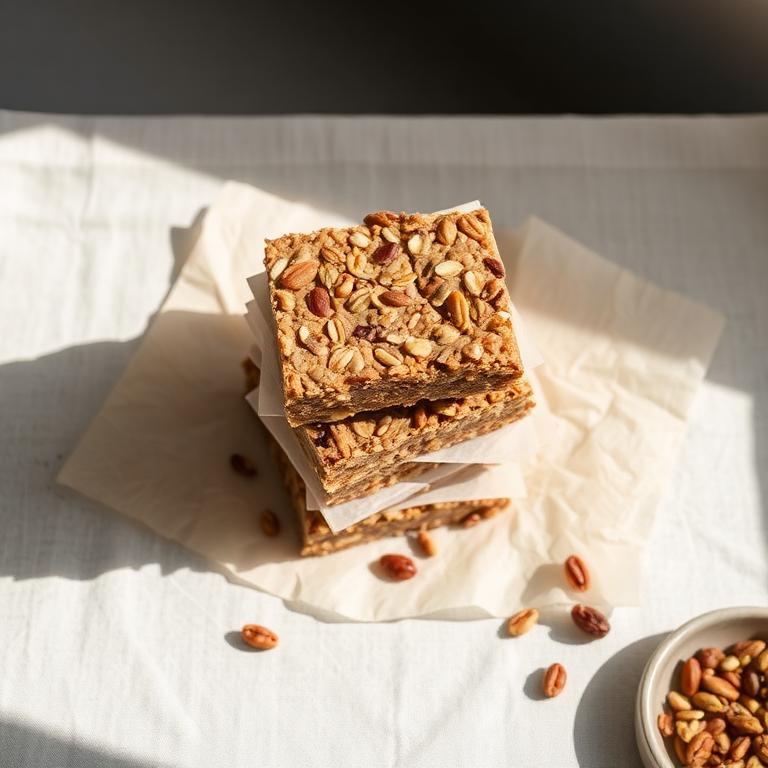 Barritas caseras de avena y frutos secos