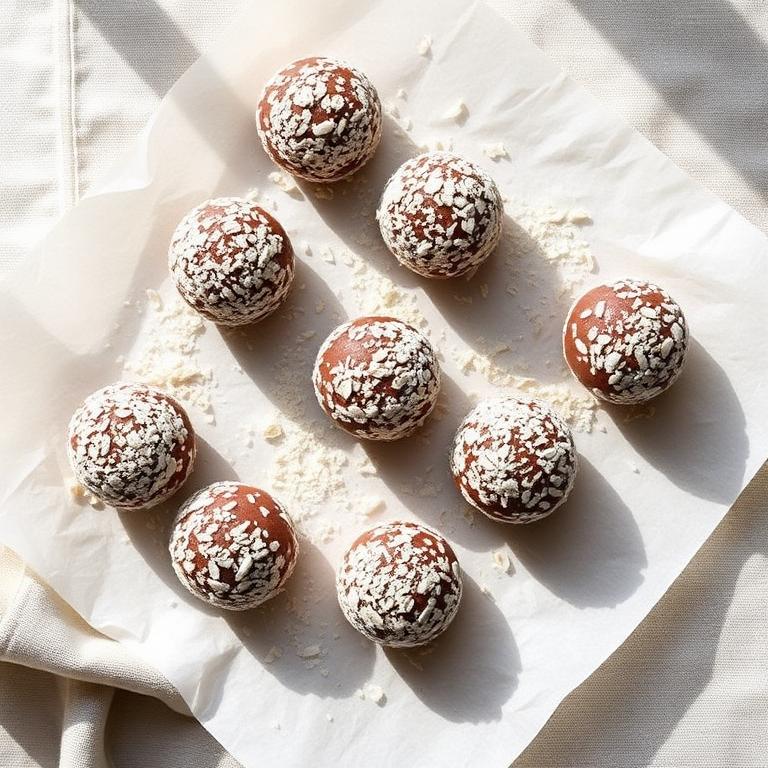 Trufas de cacao y avena